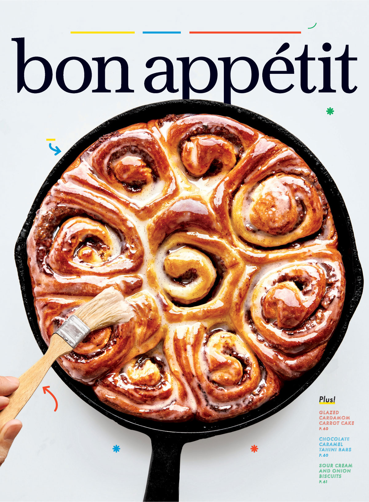 The cover of Bon Appetit Magazine, April 2020.